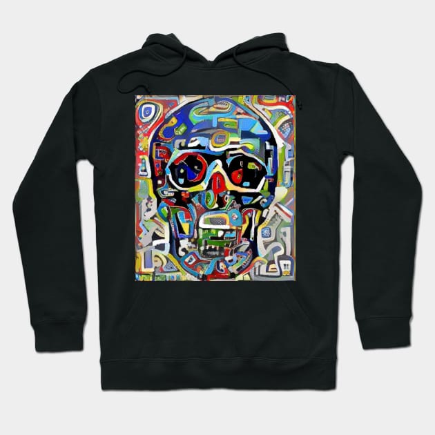 Graffiti Skull Hoodie by fatpuppyprod